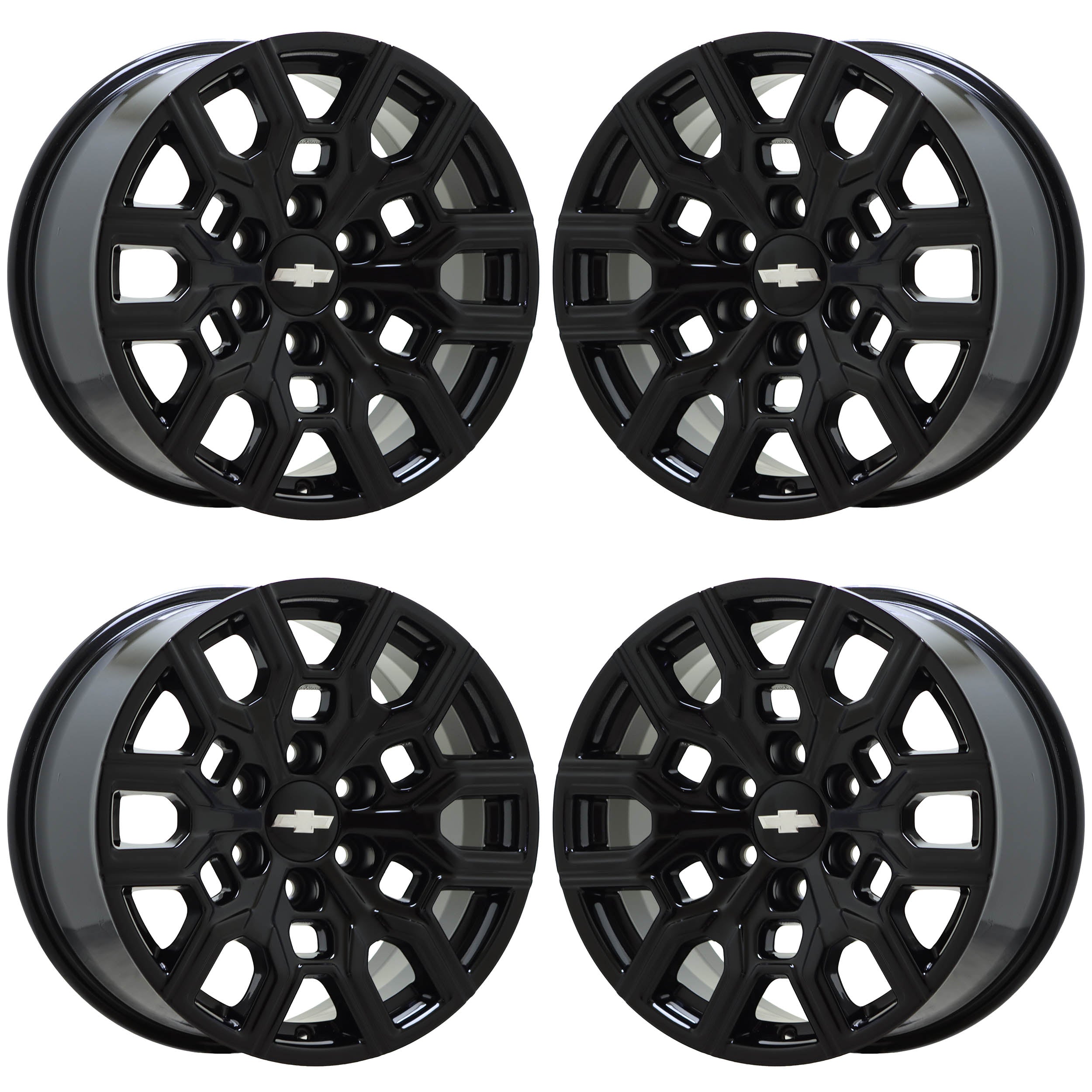 18" Chevrolet Colorado Gloss Black wheels rims Factory OEM 14097 EXCHANGE